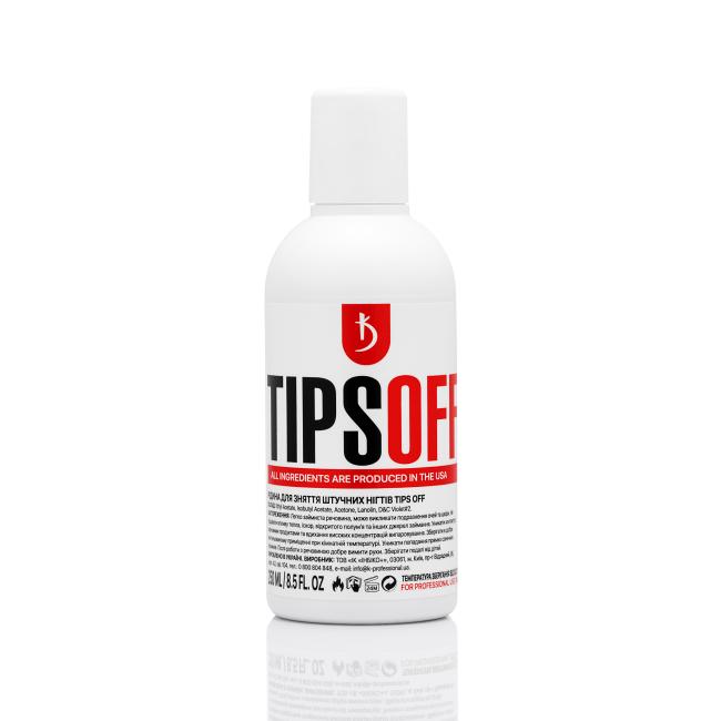 Tips Off - Gel Polish/Acrylic Remover, 250 ml